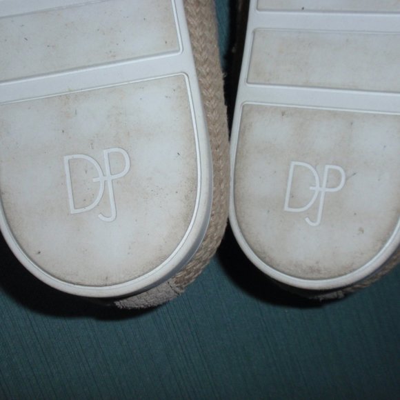 Donald Pliner Paryn Leather Tan Espadrilles Shoes Flats Slip Ons 8.5 - Picture 12 of 13